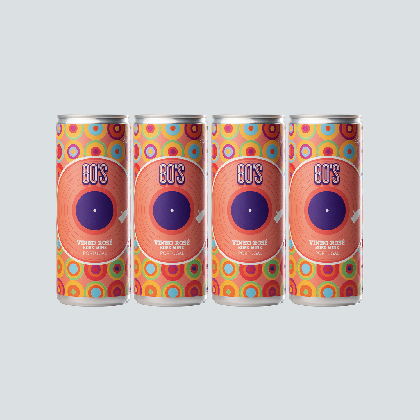 80'S ロゼワイン - ポルトガル産缶ワイン 4本セット